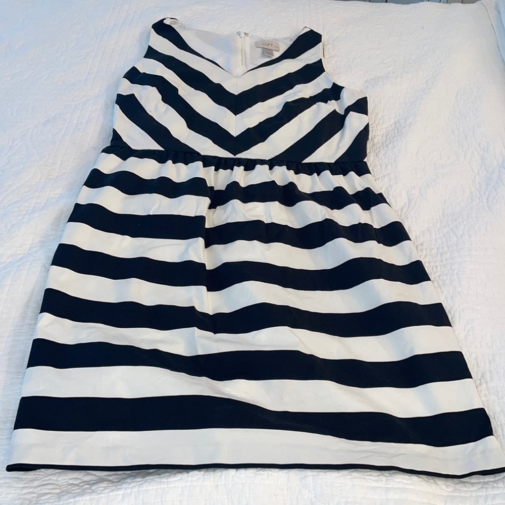 Loft — fully lined dress.